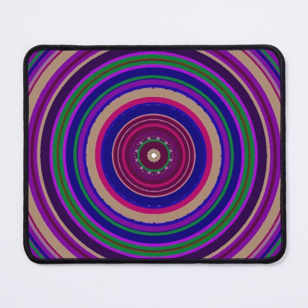 Item preview, ֎ HYPNOTIQUE ֍ Groovy ~*Party On Purple!*~ 70s Retro Kitsch Meme Theme ~ Abstract Digital Art ~ Mandala Medallion Kaleidoscope Sacred Geometry~colorful tones~psychadelic bulls eye target designed and sold by Spinning Plates 360.