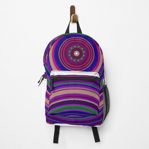 Item preview, ֎ HYPNOTIQUE ֍ Groovy ~*Party On Purple!*~ 70s Retro Kitsch Meme Theme ~ Abstract Digital Art ~ Mandala Medallion Kaleidoscope Sacred Geometry~colorful tones~psychadelic bulls eye target designed and sold by Spinning Plates 360.