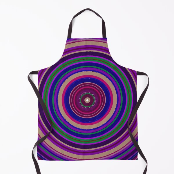Item preview, ֎ HYPNOTIQUE ֍ Groovy ~*Party On Purple!*~ 70s Retro Kitsch Meme Theme ~ Abstract Digital Art ~ Mandala Medallion Kaleidoscope Sacred Geometry~colorful tones~psychadelic bulls eye target designed and sold by Spinning Plates 360.