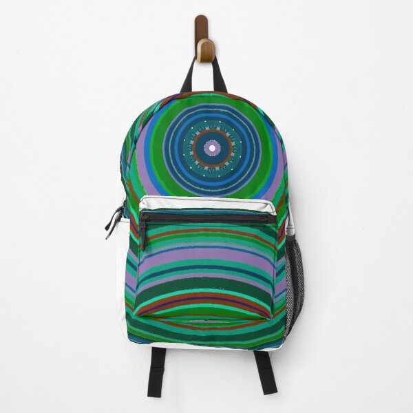 Item preview, ֎ HYPNOTIQUE ֍ Groovy ~*Party On Green!*~ 70s Retro Kitsch Meme Theme ~ Abstract Digital Art ~ Mandala Medallion Kaleidoscope Sacred Geometry~colorful tones~psychadelic bulls eye target designed and sold by Spinning Plates 360.