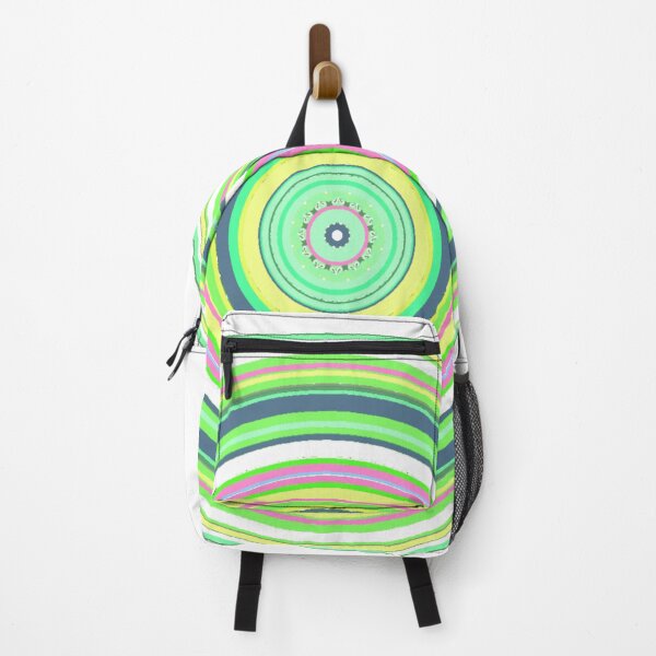 Item preview, ֎ HYPNOTIQUE ֍ Groovy ~*Party On Lime!*~ 70s Retro Kitsch Meme Theme ~ Abstract Digital Art ~ Mandala Medallion Kaleidoscope Sacred Geometry~colorful tones~psychadelic bulls eye target designed and sold by Spinning Plates 360.