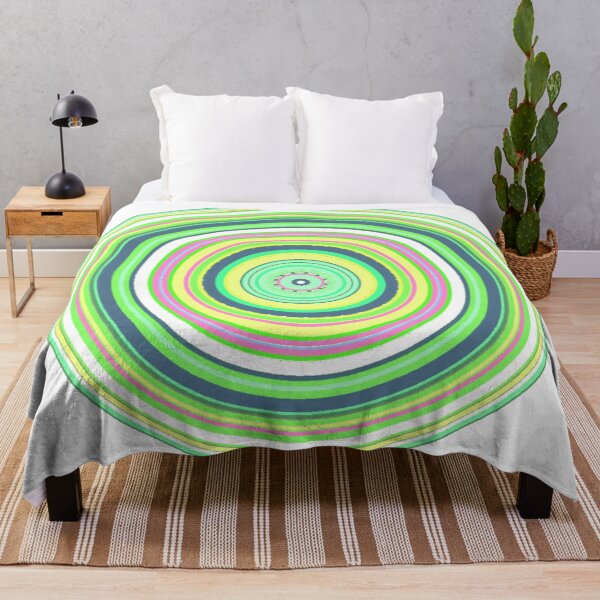 Item preview, ֎ HYPNOTIQUE ֍ Groovy ~*Party On Lime!*~ 70s Retro Kitsch Meme Theme ~ Abstract Digital Art ~ Mandala Medallion Kaleidoscope Sacred Geometry~colorful tones~psychadelic bulls eye target designed and sold by Spinning Plates 360.