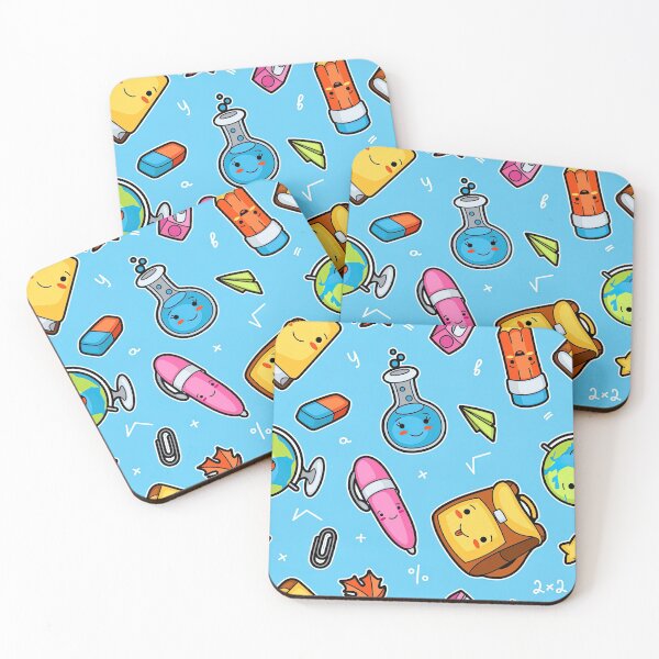 Item preview, Kawaii School Pattern, Kawaii School Seamless Pattern, School Pattern Design designed and sold by graphic-genie.
