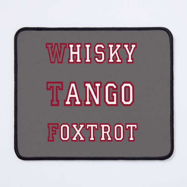 Item preview, WTF whisky-tango-foxtrot Red Edged Design designed and sold by taiche.