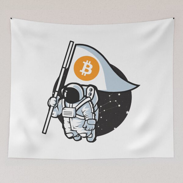 Item preview, Bitcoin To The Moon Shirt, Crypto Chill Astronaut T-Shirt, Bitcoin Design, designed and sold by HolyWater SHOP.
