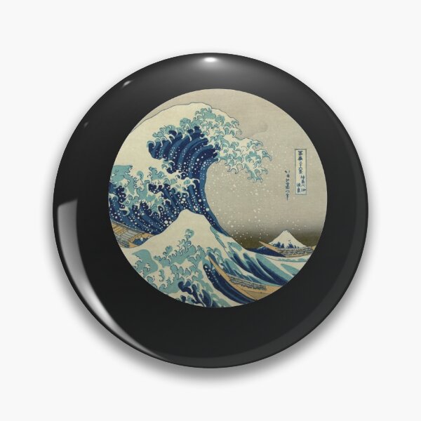Item preview, Great Wave off Kanagawa circle Classic designed and sold by SusanMooreg.