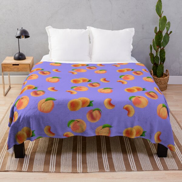 Item preview, Peaches Pattern Purple designed and sold by Ashley Gagnon.