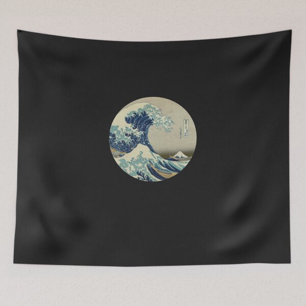 Item preview, Great Wave off Kanagawa circle Classic designed and sold by SusanMooreg.
