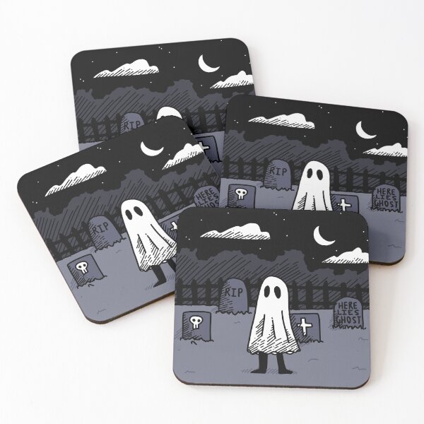 Item preview, ghost in the graveyard  designed and sold by dandelion-draws.