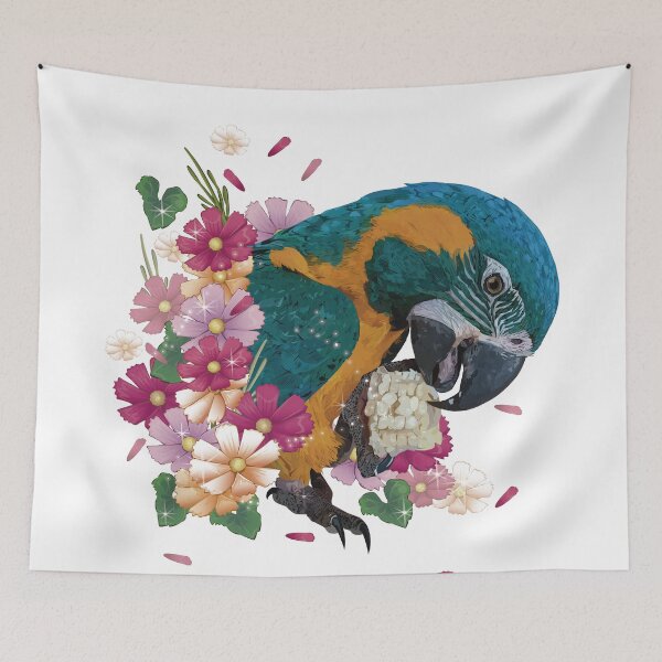 Item preview, bluebeard macaw designed and sold by obscurite.