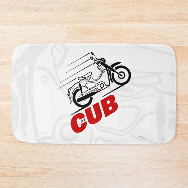 Item preview, The CUB, Cute Classic Underbone Motorcycle for Classic Bikers designed and sold by etoide.