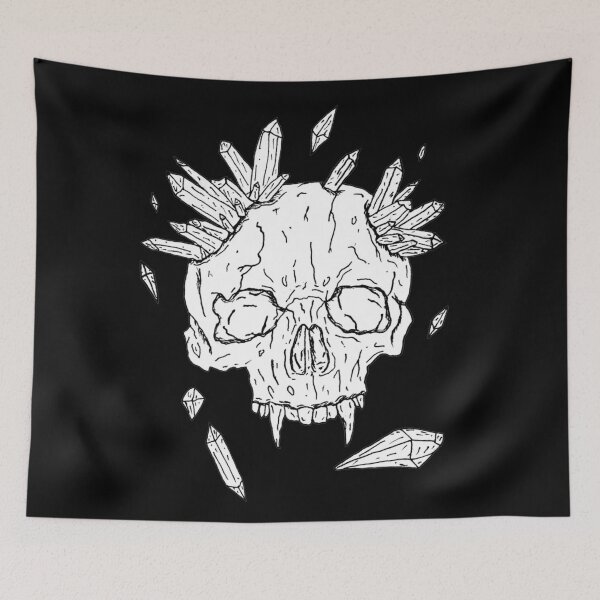 Item preview, Crystal Skull (Inktober 2021 Day 1) designed and sold by Jorden Estes.