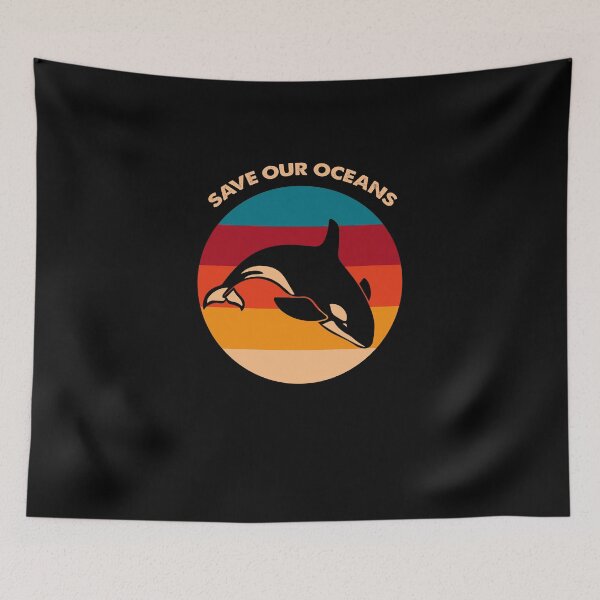 Item preview, Save Our Oceans Wildlife Orca Whale Climate Change designed and sold by MakeGoodChoices.
