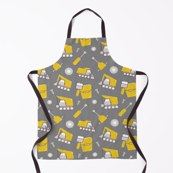Item preview, Construction Trucks on gray Construction trucks on illuminating Yellow and ultimate gray - Kids Truck Lovers  designed and sold by chetan786.