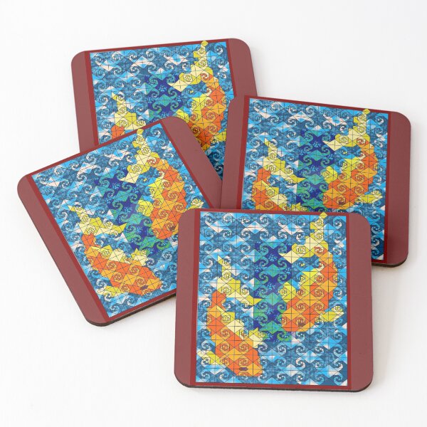 Item preview, Koi Quilt Pattern designed and sold by Nezbitt.