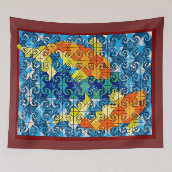 Item preview, Koi Quilt Pattern designed and sold by Nezbitt.