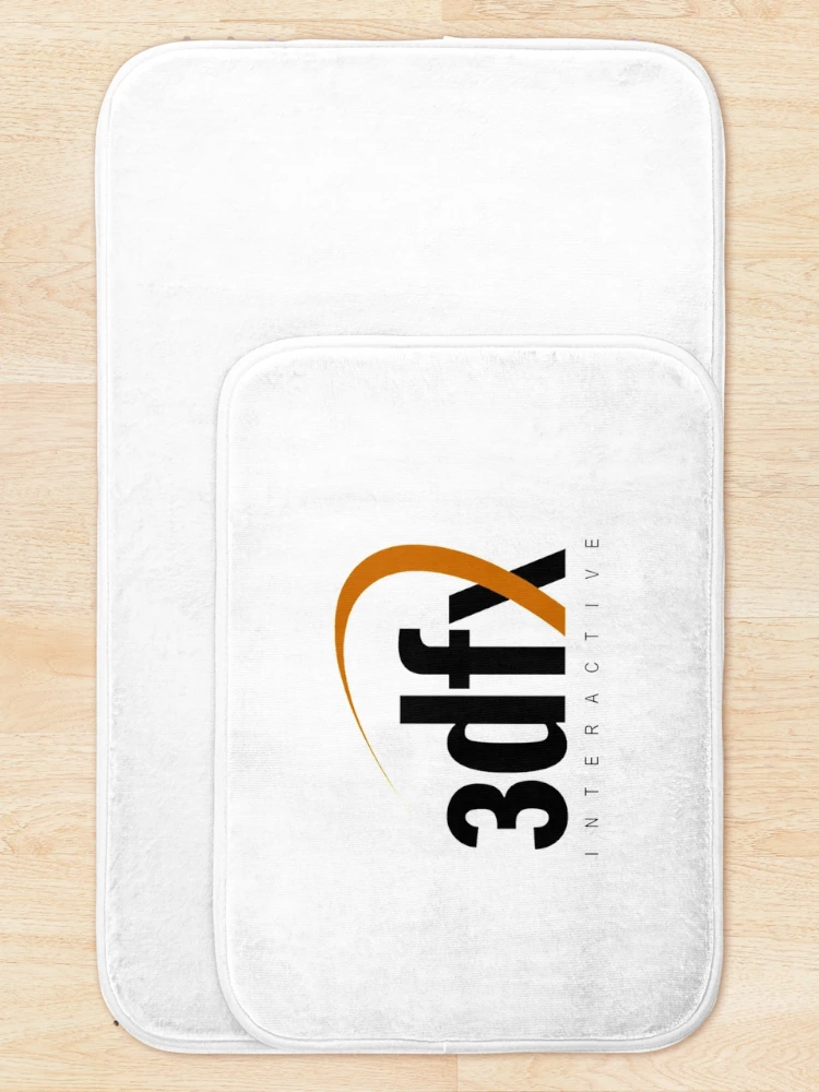 Thumbnail 5 of 6, Bath Mat, 3DFX Logo designed and sold by RStudioDesign.