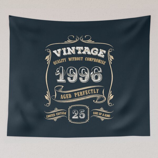 Item preview, 25th Birthday Gift Gold Vintage 1996 Aged Perfectly designed and sold by RStudioDesign.