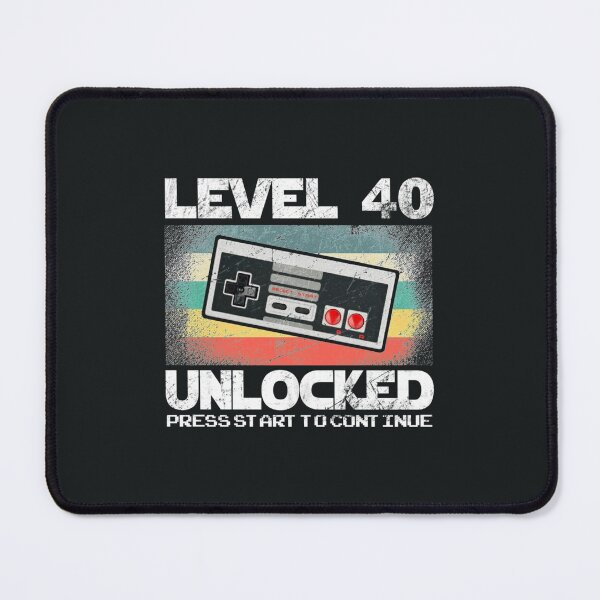 Item preview, 40 Year Old Fourty Birthday Gift Level 40 unlocked gamer designed and sold by RStudioDesign.