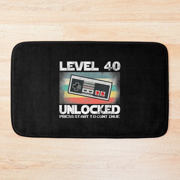 Artikelvorschau, 40 Jahre altes vierzig Geburtstagsgeschenk Level 40 freigeschalteter Spieler entworfen und verkauft von RStudioDesign.