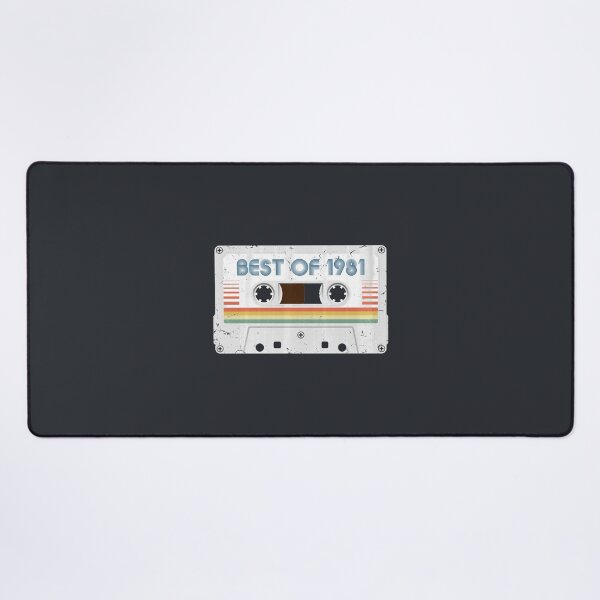 Item preview, 40th Birthday Best of 1981 Cassette Tape Vintage for Gift designed and sold by RStudioDesign.