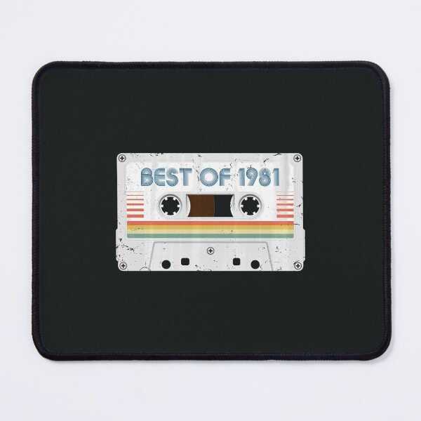 Item preview, 40th Birthday Best of 1981 Cassette Tape Vintage for Gift designed and sold by RStudioDesign.