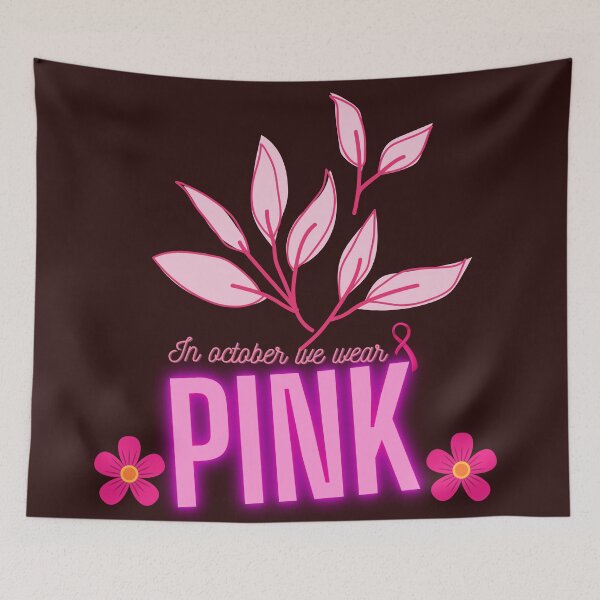 Item preview, In October We Wear Pink Breast Cancer Awareness Gifts Essential T-Shirt designed and sold by Creativevillia.