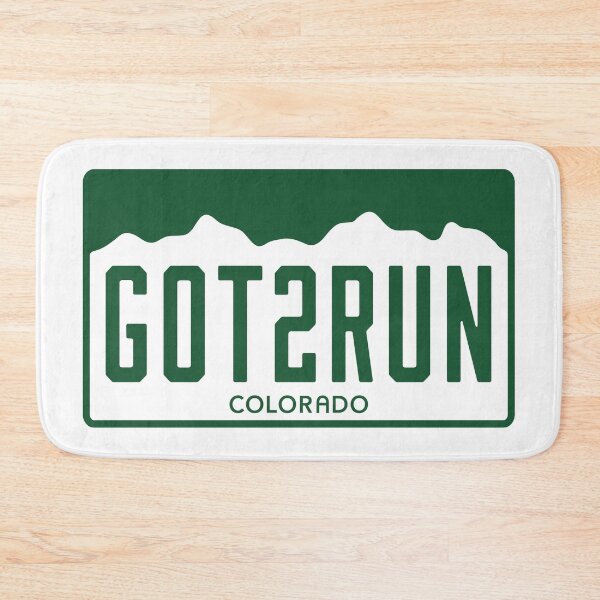 Item preview, Got2Run Colorado License Plate designed and sold by moosemtndesign.