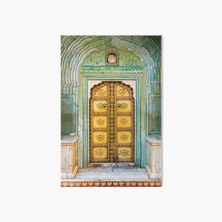 City Palace Door Art Board Print