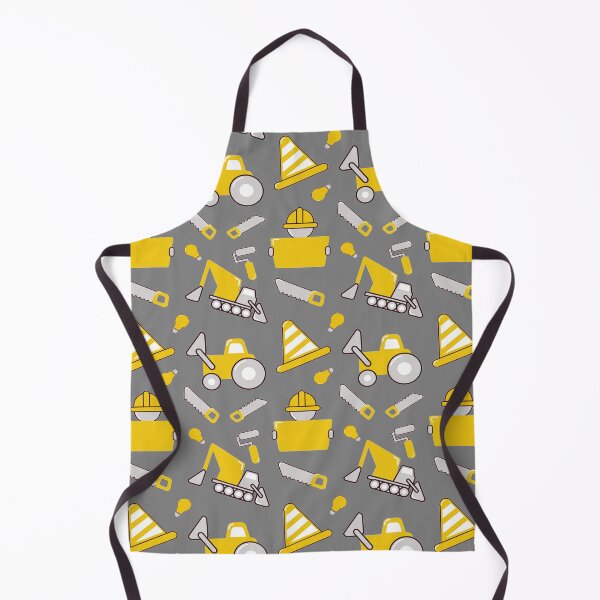 Item preview, Construction Trucks on gray Construction trucks on illuminating Yellow and ultimate gray - Kids Truck Lovers  designed and sold by chetan786.