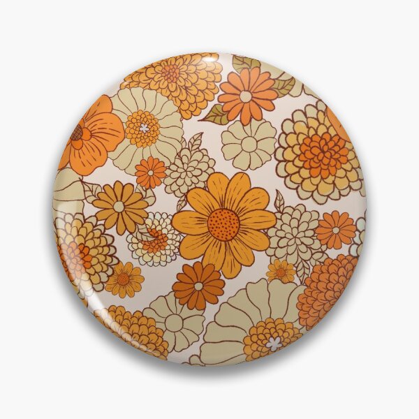 Item preview, 70s Daisies, boho, retro, vintage, hippie flowers designed and sold by chrissyink.