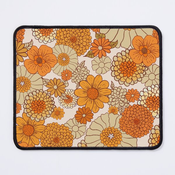 Item preview, 70s Daisies, boho, retro, vintage, hippie flowers designed and sold by chrissyink.