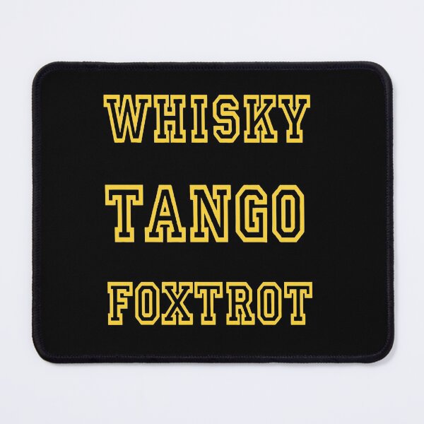 Item preview, WTF whisky-tango-foxtrot Yellow Edged Design designed and sold by taiche.