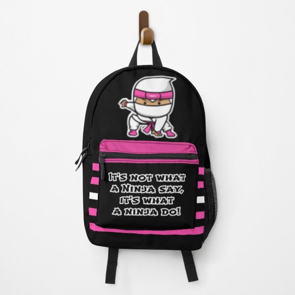 Item preview, ¡No es lo que dice un ninja, es lo que hace un ninja! (acento rosa) designed and sold by Monique Prince.