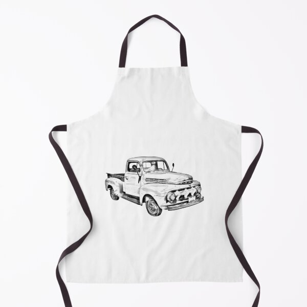 Item preview, 1951 ford F1 Pickup Truck Illustration designed and sold by RStudioDesign.
