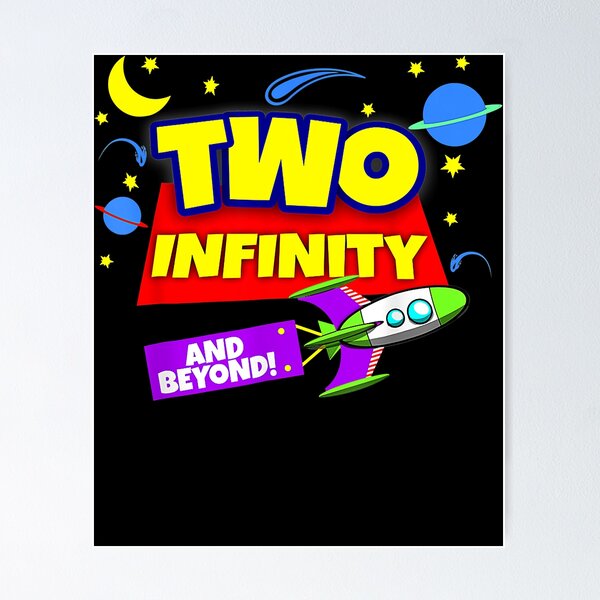 Two infinity and beyond Cake topper