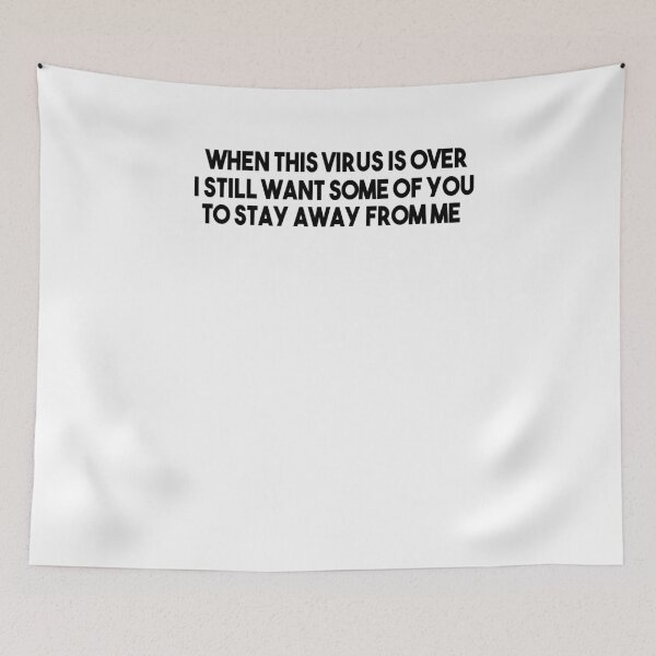 Item preview, WHEN THIS VIRUS IS OVER designed and sold by Heddar Badreddine.