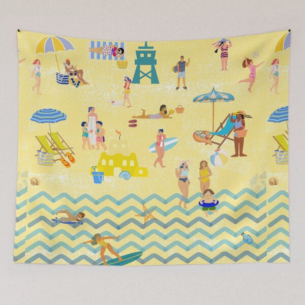 Item preview, A Beach Day Holiday, Relax, Happy, Time Out, Fun, Swim, Sun, Sand designed and sold by Rozlar.