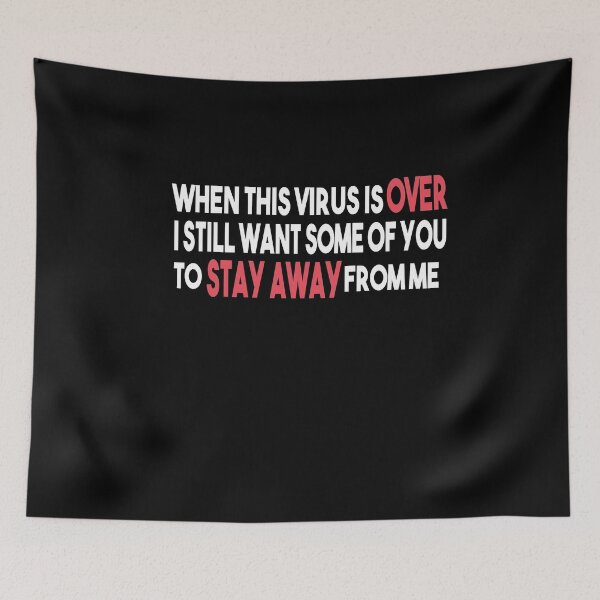 Item preview, WHEN THIS VIRUS IS OVER designed and sold by Heddar Badreddine.