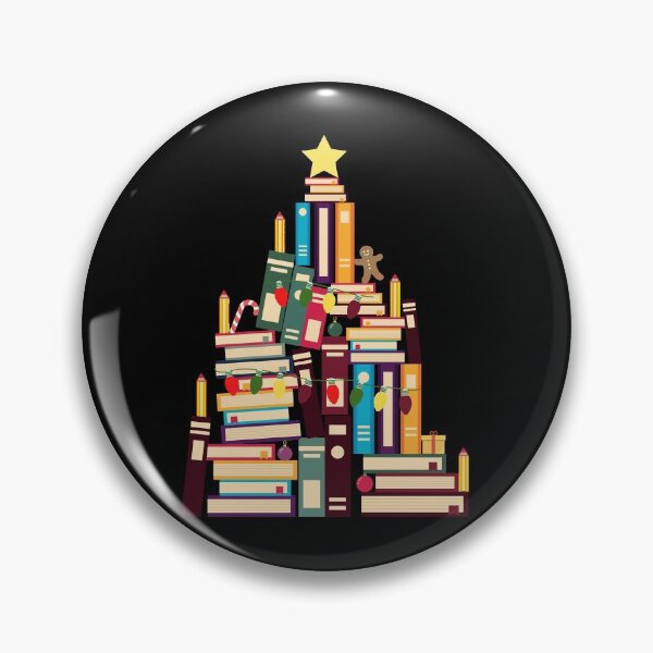 Item preview, Booklovers Christmas Book Tree designed and sold by mayrayami.