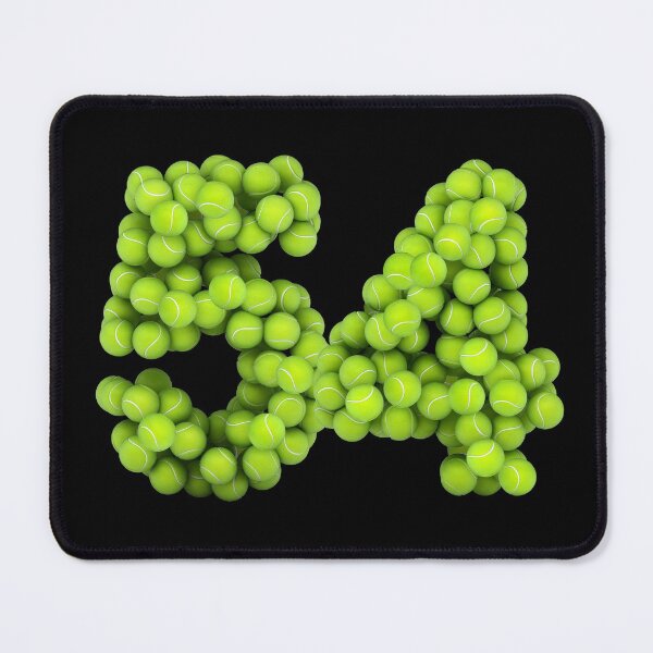 Item preview, Tennis Player Number 54 - Tennis Sports fifty-four Game Set Match 54 designed and sold by elhefe.