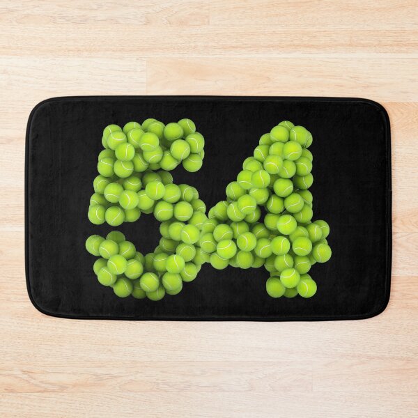 Item preview, Tennis Player Number 54 - Tennis Sports fifty-four Game Set Match 54 designed and sold by elhefe.