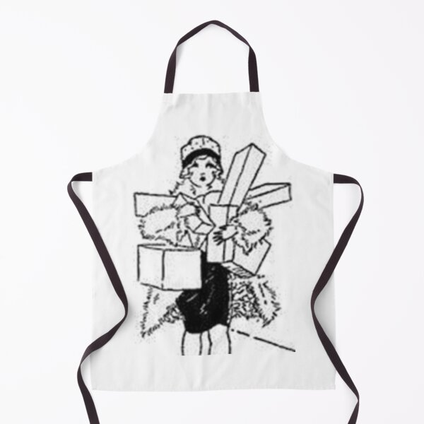 Item preview, Vintage Lady Good Day Shopping print order at: lduke47.redbubble.com designed and sold by lduke47.