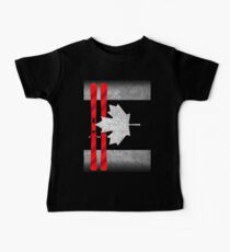 Kanada-Tag - Kanada-Flaggen-Ski-Skifahren Baby T-Shirt