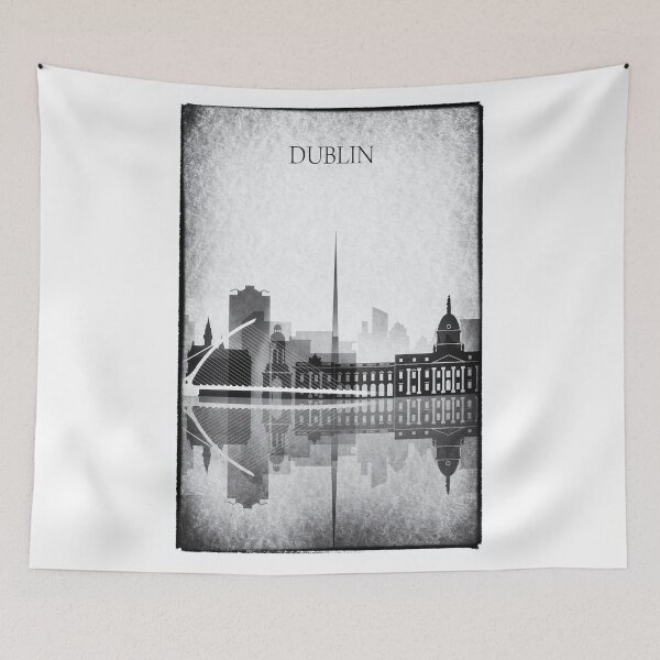 Item preview, Memphis Black and White Skyline designed and sold by DimDom.