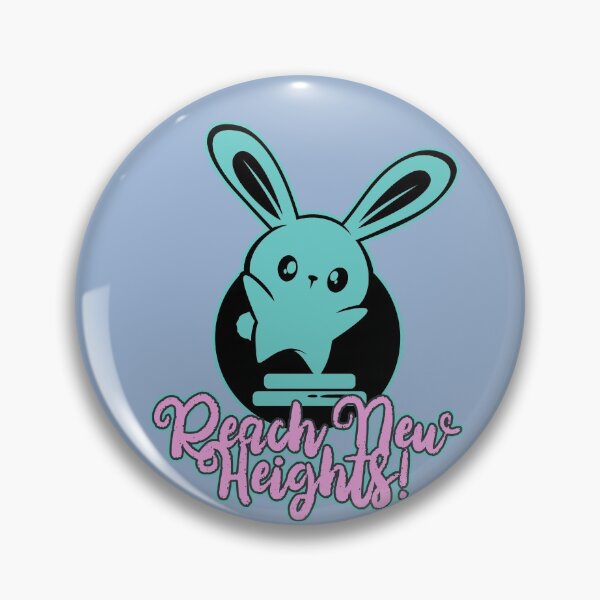 Item preview, Reach New Heights! Bunny - Aqua Blue designed and sold by Chubuter.
