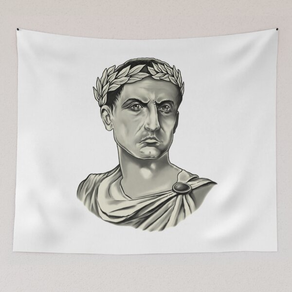 Item preview, Julius Caesar Digital Illustration Drawing History  designed and sold by IcarusBadger.