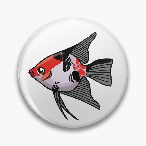 Item preview, Koi Angelfish, best fishkeeper gift, aquarium gift - aquadesk designed and sold by Aquadesk.