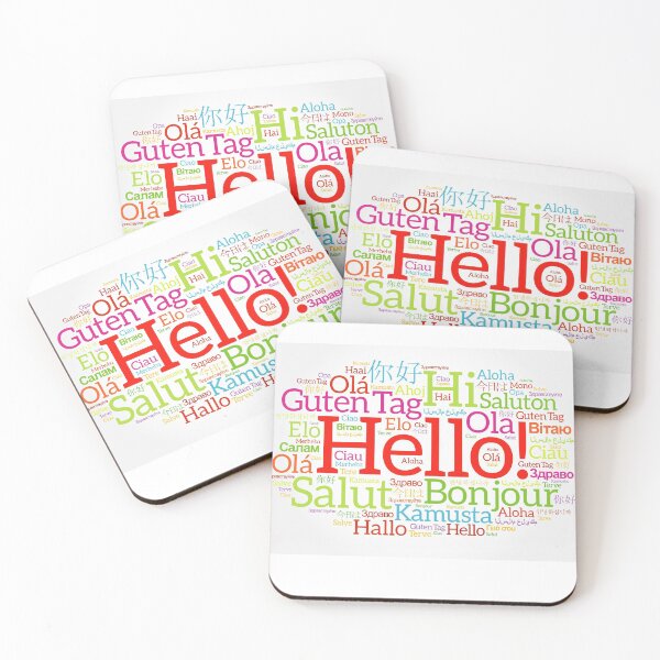 Item preview, hello literally everyone T-SHIRT, WORLD HELLO DAY PREMIUM t-SHIRT. designed and sold by Luckydoe1.