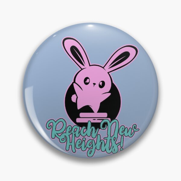 Item preview, Reach New Heights! Bunny - pink designed and sold by Chubuter.